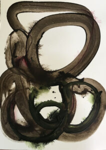 Cushioned 2024 Acrylic on Paper 30 in x 40 in