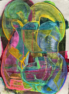 Attachment Stories 2025 Acrylic on Paper 22 in x 30 in