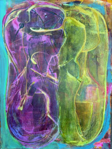 Taking Shape I 2025 Acrylic on Paper 22 in x 30 in