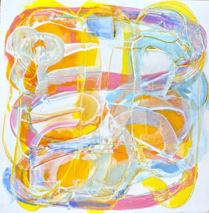 Pastel Bundle 2025 Acrylic on Paper 30 in x 30 in