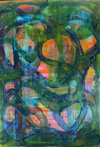 Audible 2024 Acrylic on Paper 30 in x 40 in