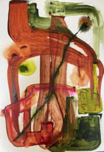 Breakthrough 2024 Acrylic on Paper 30 in x 40 in